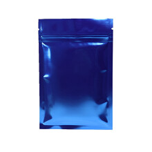 Saco autovedante de folha de alumínio de dupla face em cores vivas, ideal para amostras, embalagens de alimentos, cosméticos e pós.