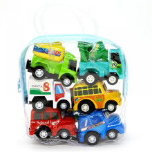 Set combinato di mini auto giocattolo, camioncino simulato, modello di auto per bambino, regalo per neonato
