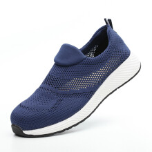 Robuste, atmungsaktive Sommerschuhe mit geruchshemmender, gewebter Mesh-Oberfläche, leichtem Schutz, standardmäßiger Stahlkappe, stoß- und