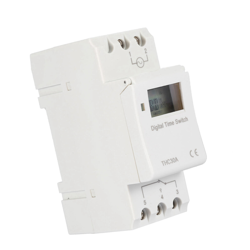 Thc 30A Digital Timer Switch 86X36x66mm 110V - Col 8791393796299