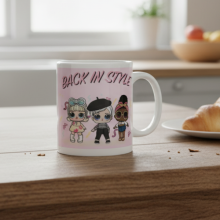 LOL Surprise Back in Style Doll Design Ceramic Mug Kids Tea Coffee Cup