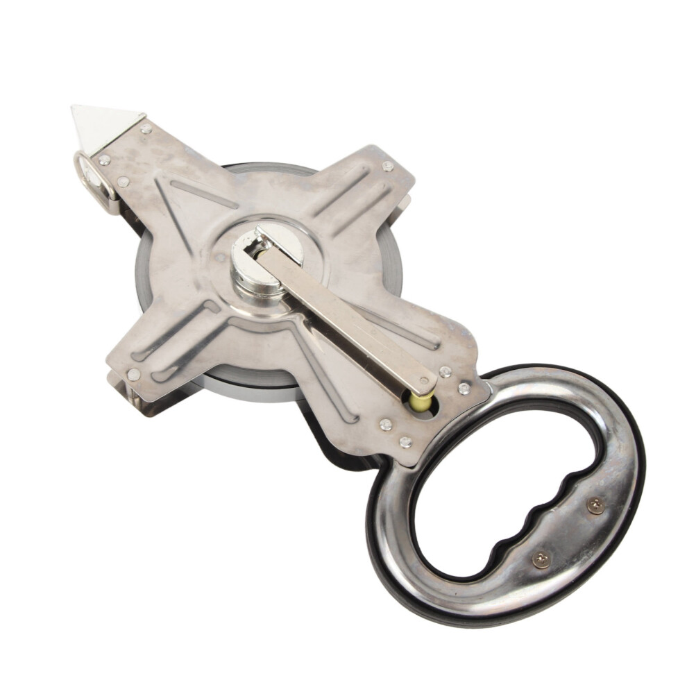 50M Metal Tape Measure Stainless Steel Retractable Metric Construction Tool 4321393796995