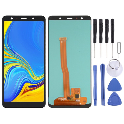 Écran LCD OLED pour Samsung pour Galaxy A7 (2018) SM-A750 avec assemblage complet de numériseur