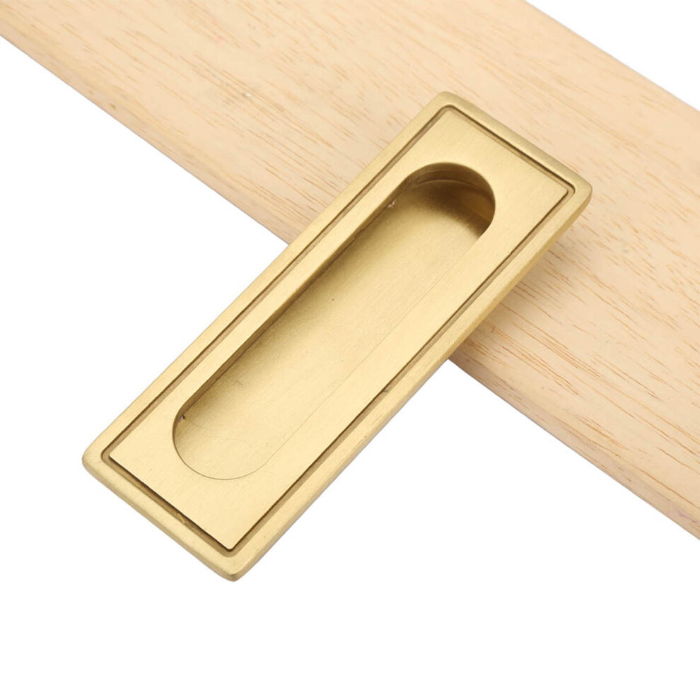 Brass Recessed Pull Handle 105X38x12mm, Ã96Mm 8471393797129