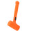1 lb PVC Rubber Soft Face Dead Blow Hammer 16