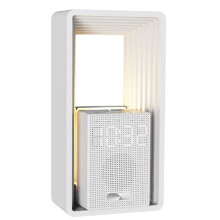 Simulated Sunrise Wake- Alarm Clock White Noise Sleep Sound System Small Night Light Bedside Table Lamp US Plug