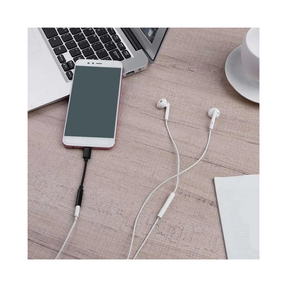 2 In 1 Type-C To 3.5Mm Jack Earphone Audio Adapter Charging Converter 3.0 To Type C Otg Converter Red 6034095519011