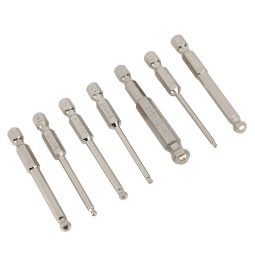 BROPPE 7Pcs S2 Magnetic  Screwdriver Bit 1/4inch Inch Hex Shank