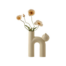 Cats Vases for Home Decors Ceramic Flower Vases Cats Bud-3