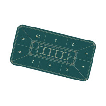 Extra Wide 2MM Thick Activity Mat With Textured Grip Base-M