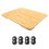 Permanent cookware Slide Tray With Grip Texture And-Yellow 1