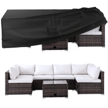 Heavy Duty Garden Patio Furniture Cover PVC Waterproof Vents Table Sofa Outdoor
