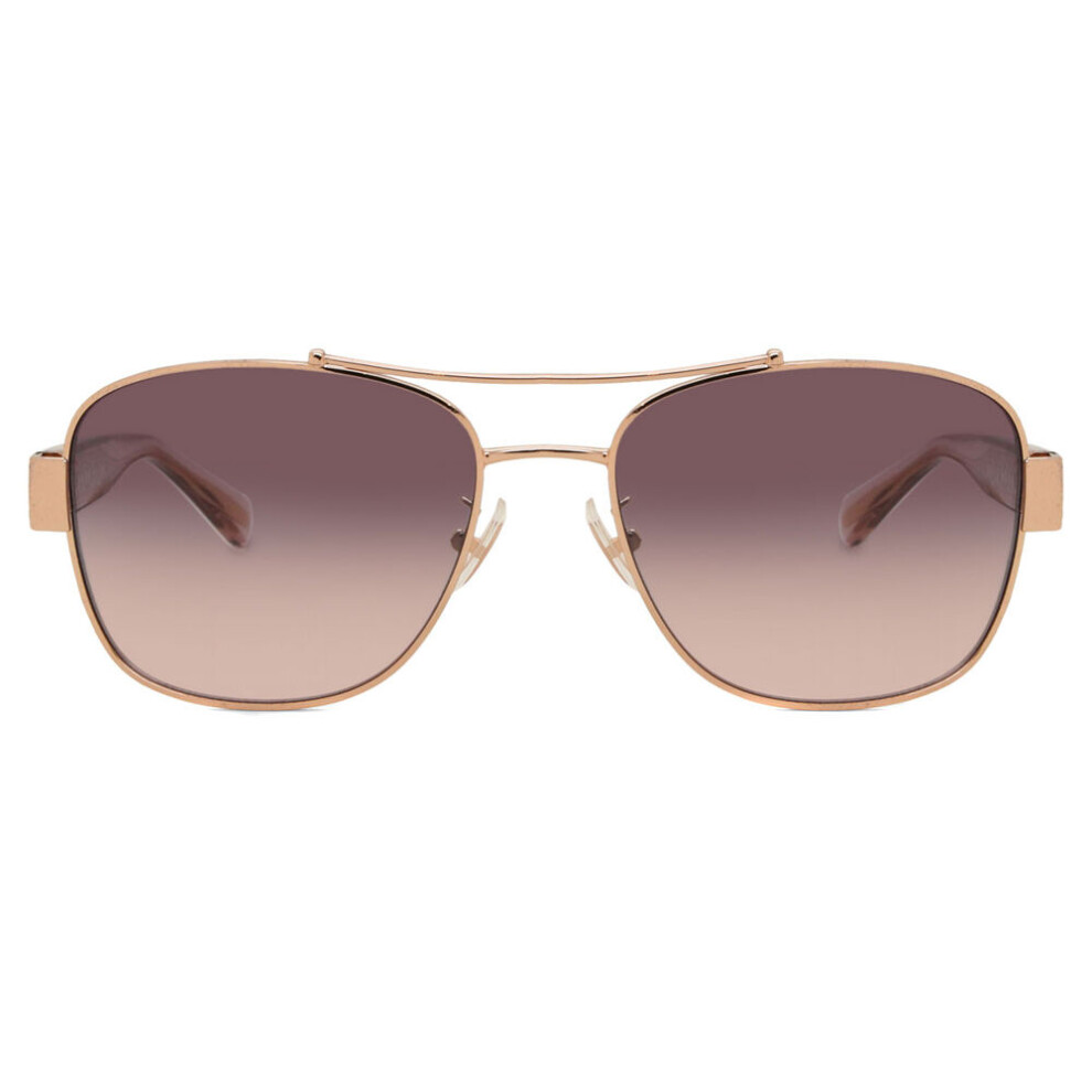 New Coach Women's Hc7161 Cr617 93310J Sunglasses Gold