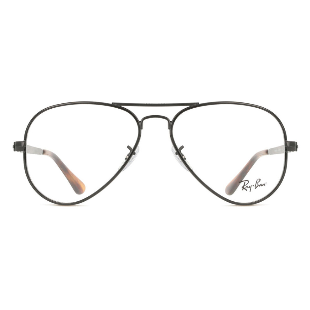 Ray-Ban Eyeglasses Aviator Max Optics - Black Frame Clear Lenses Polarized 58-16, RX3925V - Image 4
