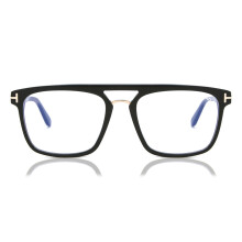 Tom Ford FT5942-B 001 Blue-Light Block Men New Eyeglasses