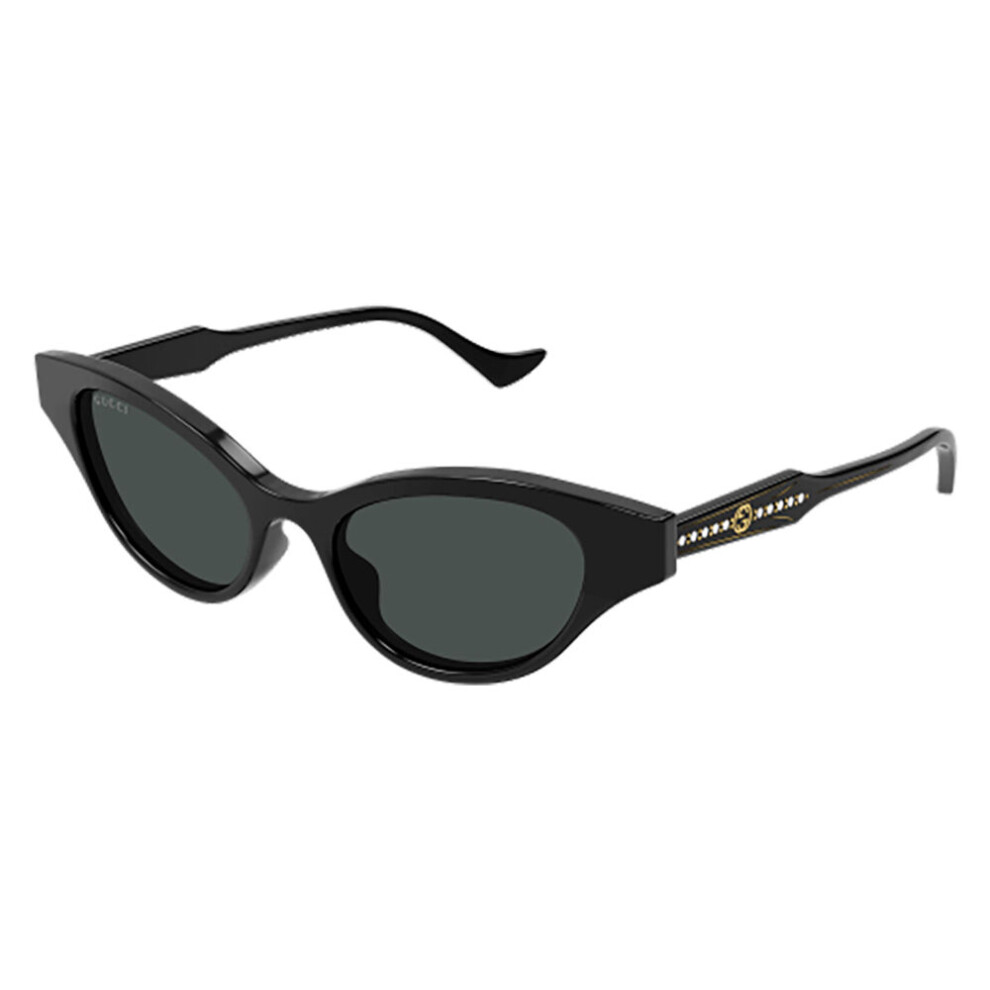 Gucci Gg1298s Asian Fit 001 Women New Sunglasses Black