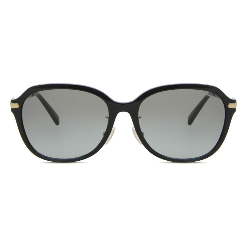 Coach Hc8332d C6199 Asian Fit 500211 Women New Sunglasses Black