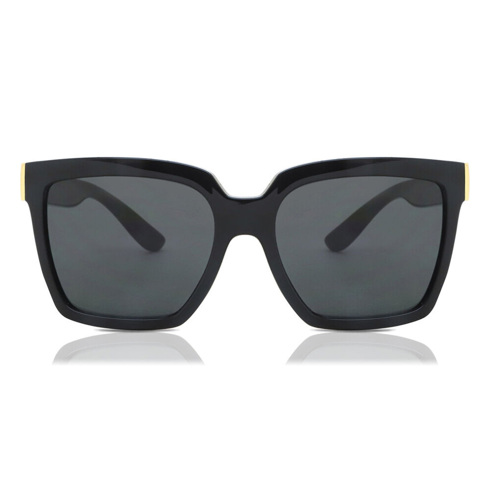 Dolce&Gabbana Woman Sunglass DG6165 - Frame color: Black, Lens color: Dark Grey - Image 4