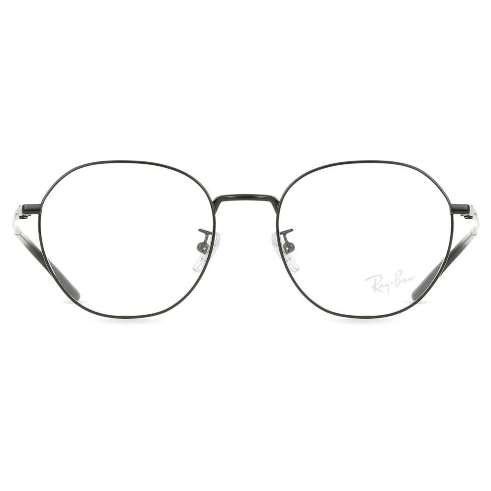 Ray - Ban Unisex Transparent Ray - Ban Rx8778d 1244 Optical Frames Titanium Black Squared Normal - Image 4