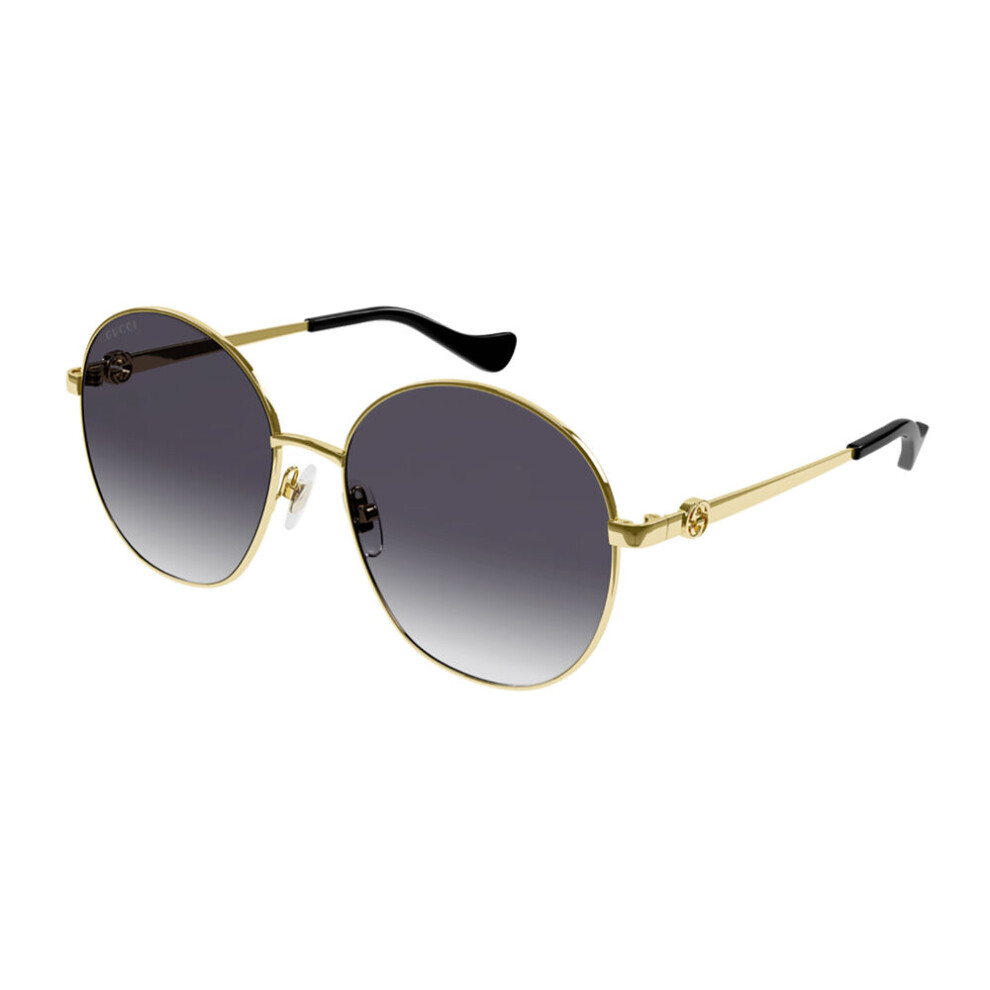 Gucci Gg1090sa Asian Fit 001 Women New Sunglasses Gold