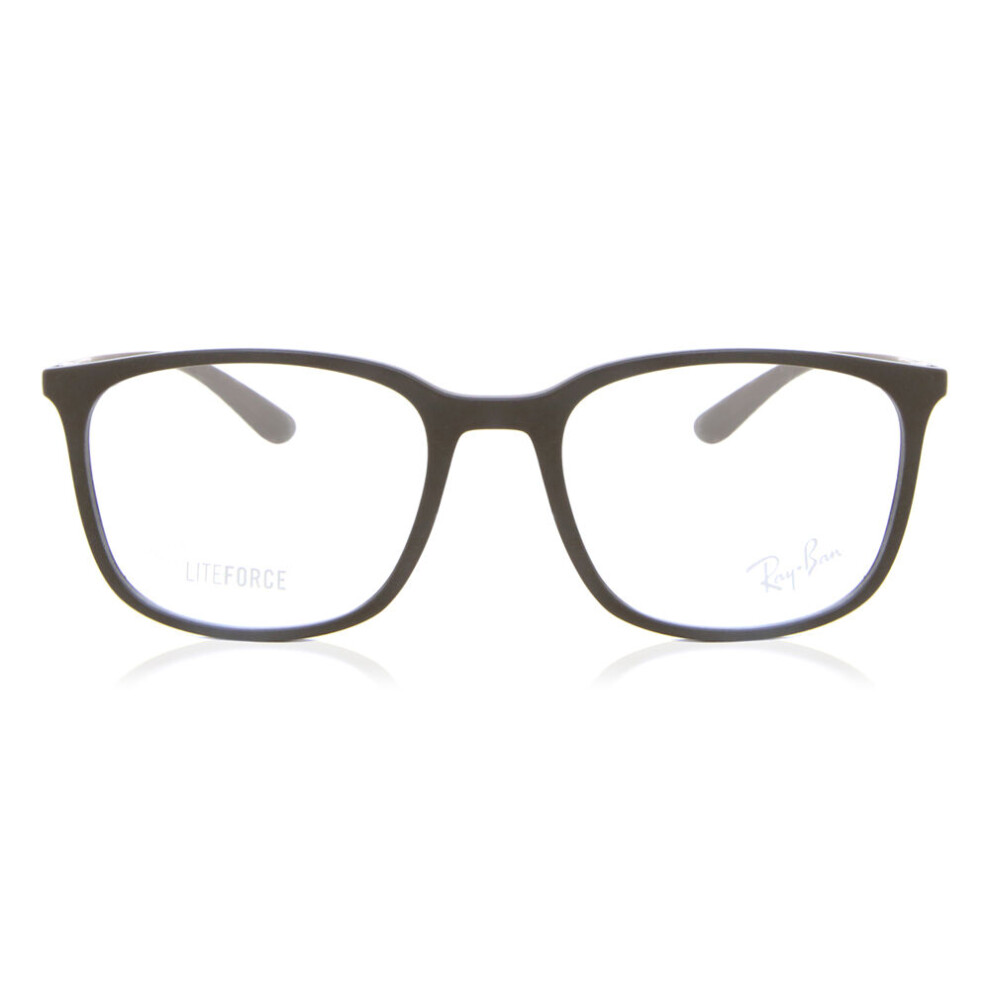 Ray-Ban Unisex Brown Square Plastic Eyeglasses Online - Full Rim - Rb7199 - Image 4