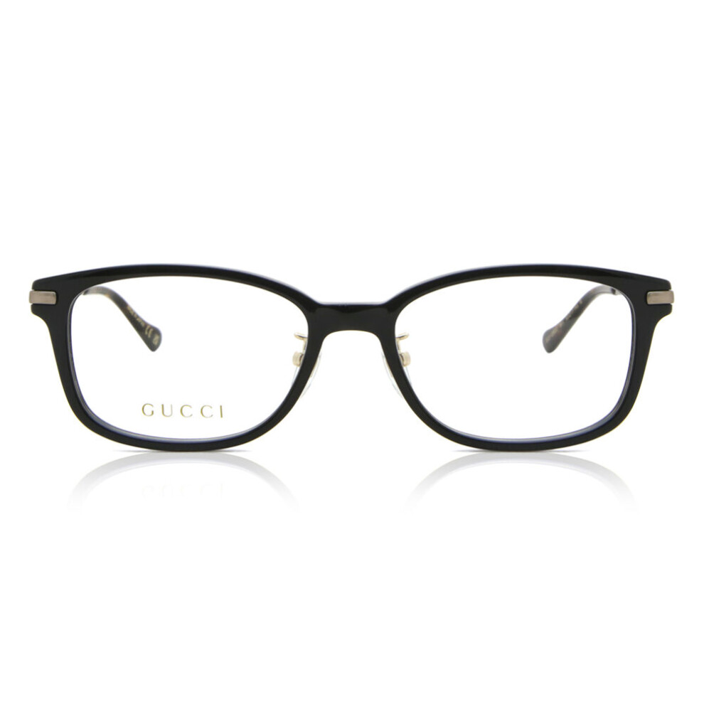 Gucci Black Gg1129oj 001 Woman Optical Frames Acetate Squared - Image 2