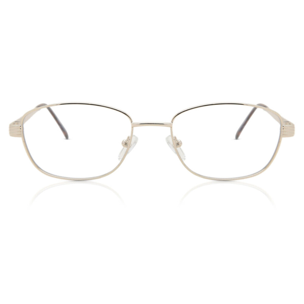 Smartbuy Collection Gold Full Rim Oval Eri 796C Unisex Eyeglasses