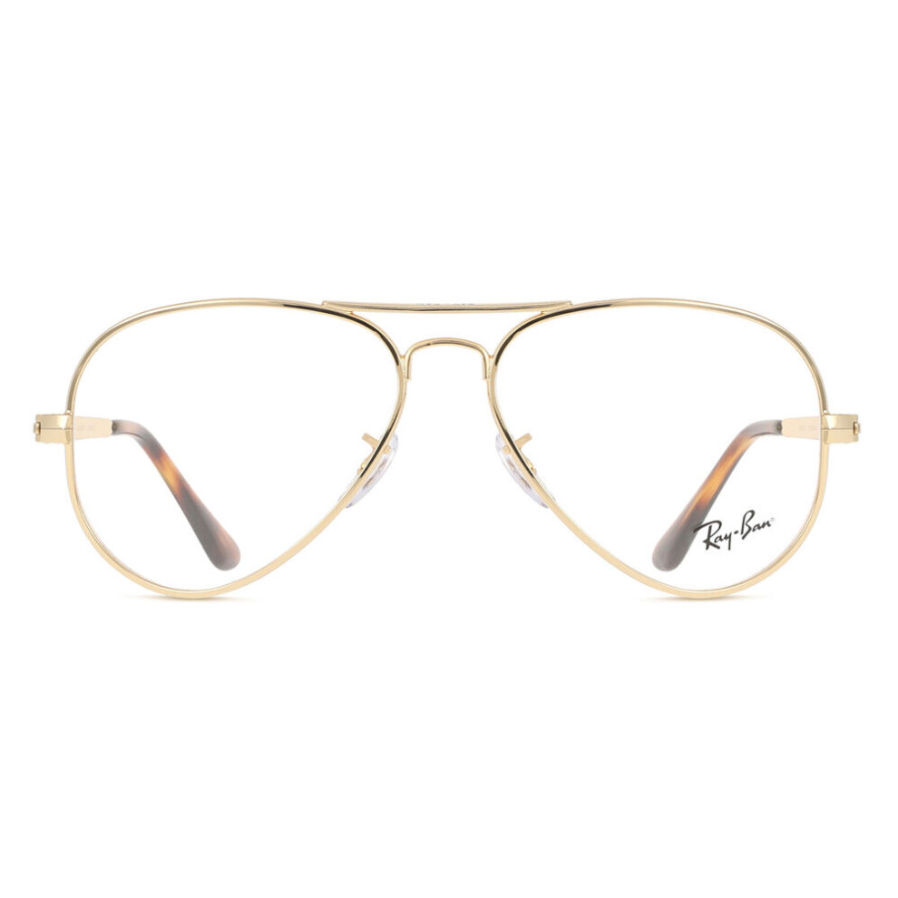 Ray - Ban Unisex Gold Rx3925v Aviator Max 2500 Optical Frames Metal Transparent Pilot Normal - Image 3