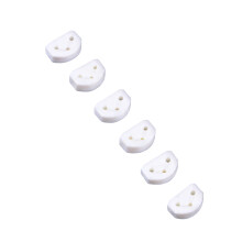 6 Stuks Gitaar String Ties Bridge Kralen Gitaar String-Wit