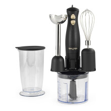 Salter Alchemy 3 in 1 Hand Blender Set 350W Chopper Whisk Chop Mix Beat Black