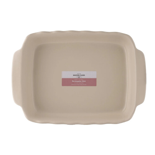 Mason Cash Large Baking Dish Rectangular Oven Stoneware Mason Cash Cream Embossed Floral 1