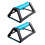 Professional H Frame Push Up Stand Supporting 110kg-blue black 1