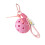 Multifunctional Pickleballs Decorstions Ornament Backpack-Pink 1