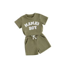 (18-24 Months, Army Green) Vauvan ja pojan pojan setti