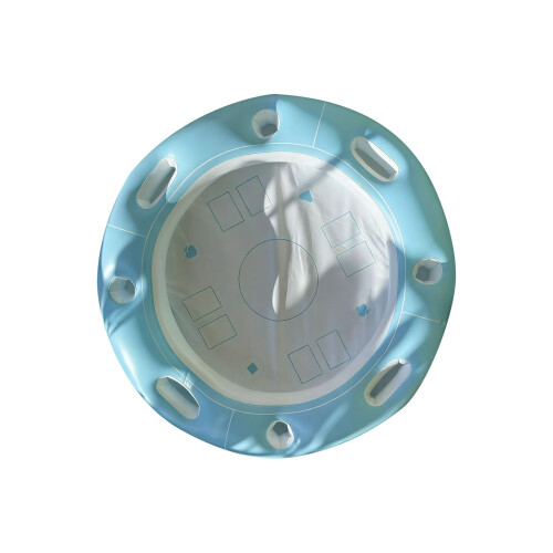 Base gonflable flexible d'amusement appropriée au jeu-bleu clair