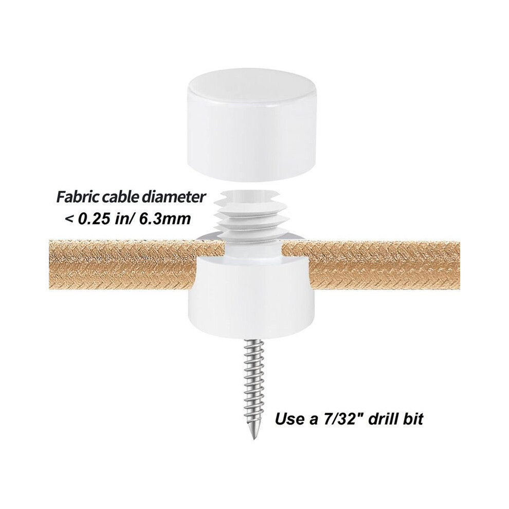 6 Pack Aluminum Chandelier Hook For Ceiling Hanging, Ceiling Hooks For Hanging Lights White 6033283130915