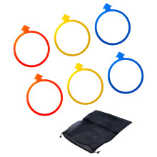 6pcs Arrows Agility Training Rings Multipurpose Arrows Agility