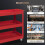 Durhand Carro de Herramienta Rojo 83 x 35.3 x 76 cm 4