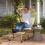 Outsunny Conjunto Sillón Ratán Bicolor 93 x 65 x 80 cm 2