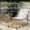 Outsunny Conjunto Sillón Ratán Bicolor 93 x 65 x 80 cm 4
