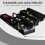 Durhand Caja de Herramienta Negro 45 x 20 x 34.5 cm 5
