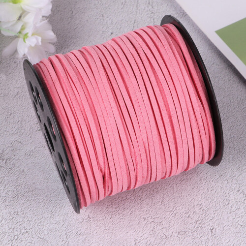 Corde Rose Similicuir Pour DIY Bracelets 2