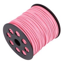 Corde Rose Similicuir Pour DIY Bracelets