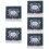 5Pcs Multi Color Paper Office Calendar Desktop Daily Use Standing Flip 9