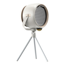 Household Desktop Air Movement Device With Pivoting-White