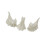Sculptures miniatures de chats fantomatiques scintillant dans 1