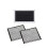 2 Metal Grease Filters Designed For Compatible Microwave Oven 1