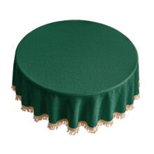 Jacquard Designs Tablecloth Waterproof Coating-150 Dark green