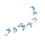 Luminously PVC Wall Sticker Blue Glowing In Dark Butterfly 1