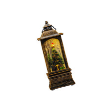 Lampe de cabine téléphonique flocon de neige-Sapin de Noël doré